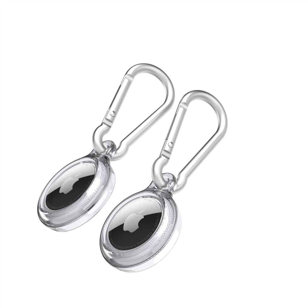 EvoClear - Apple AirTag Case Bundle (x2) - Clear
