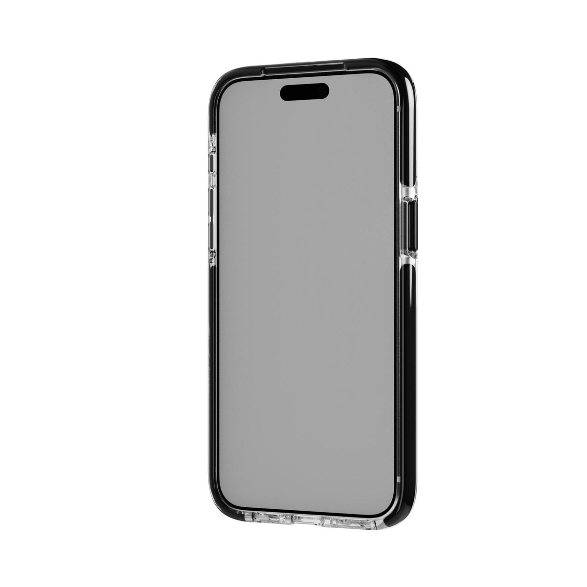 EvoCrystal Kick - Apple iPhone 15 Pro Max Case MagSafe Compatible - Clear Black
