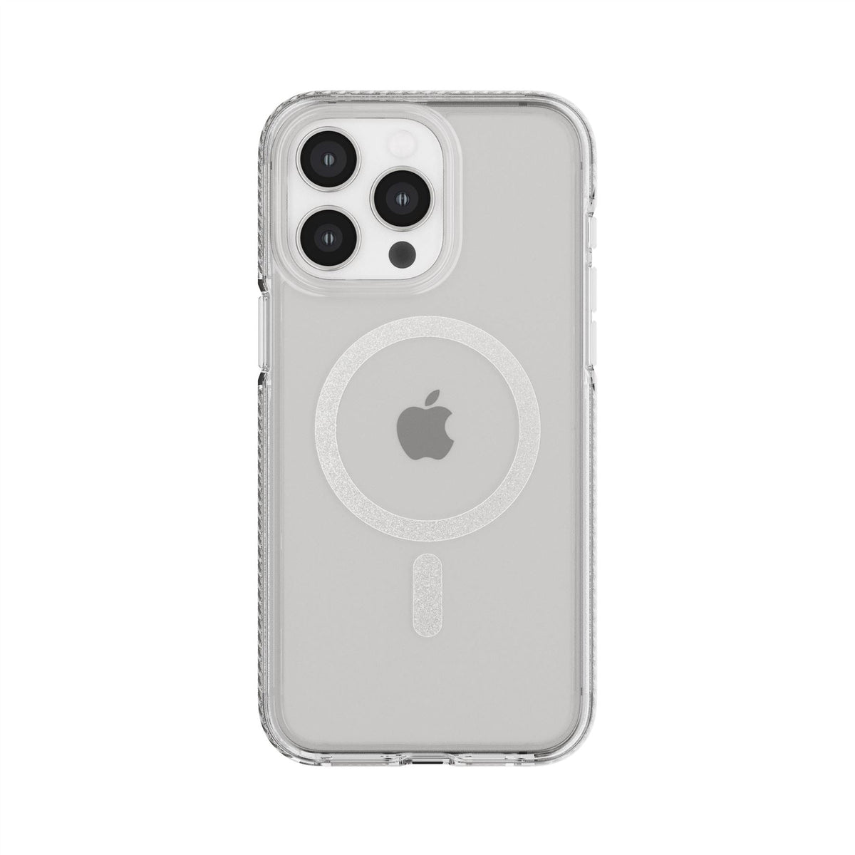 EvoCrystal - Apple iPhone 15 Pro Max Case MagSafe Compatible- White Titanium