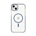EvoCrystal - Apple iPhone 14 Plus Case MagSafe Compatible - Steel Blue