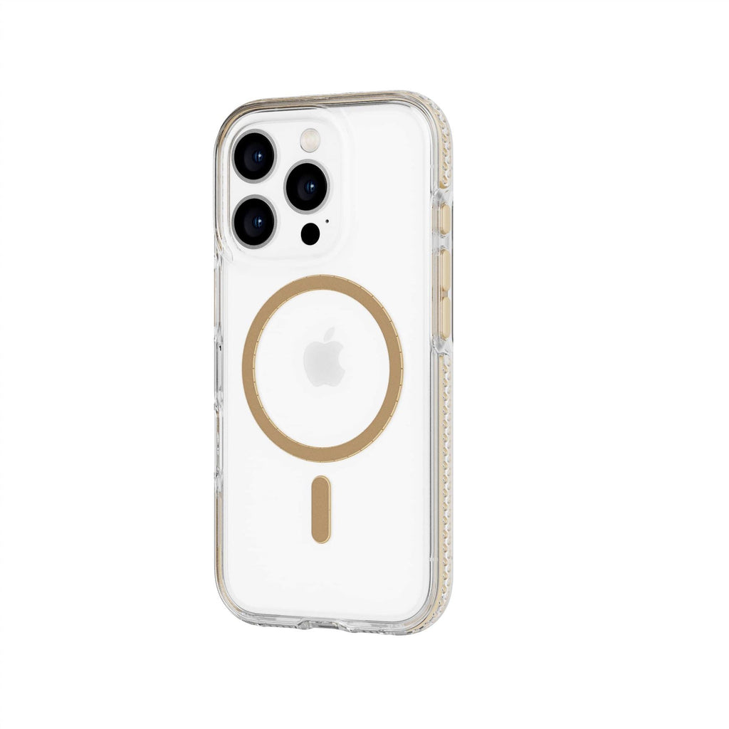 EvoCrystal - Apple iPhone 16 Pro Case MagSafe Compatible - Gold