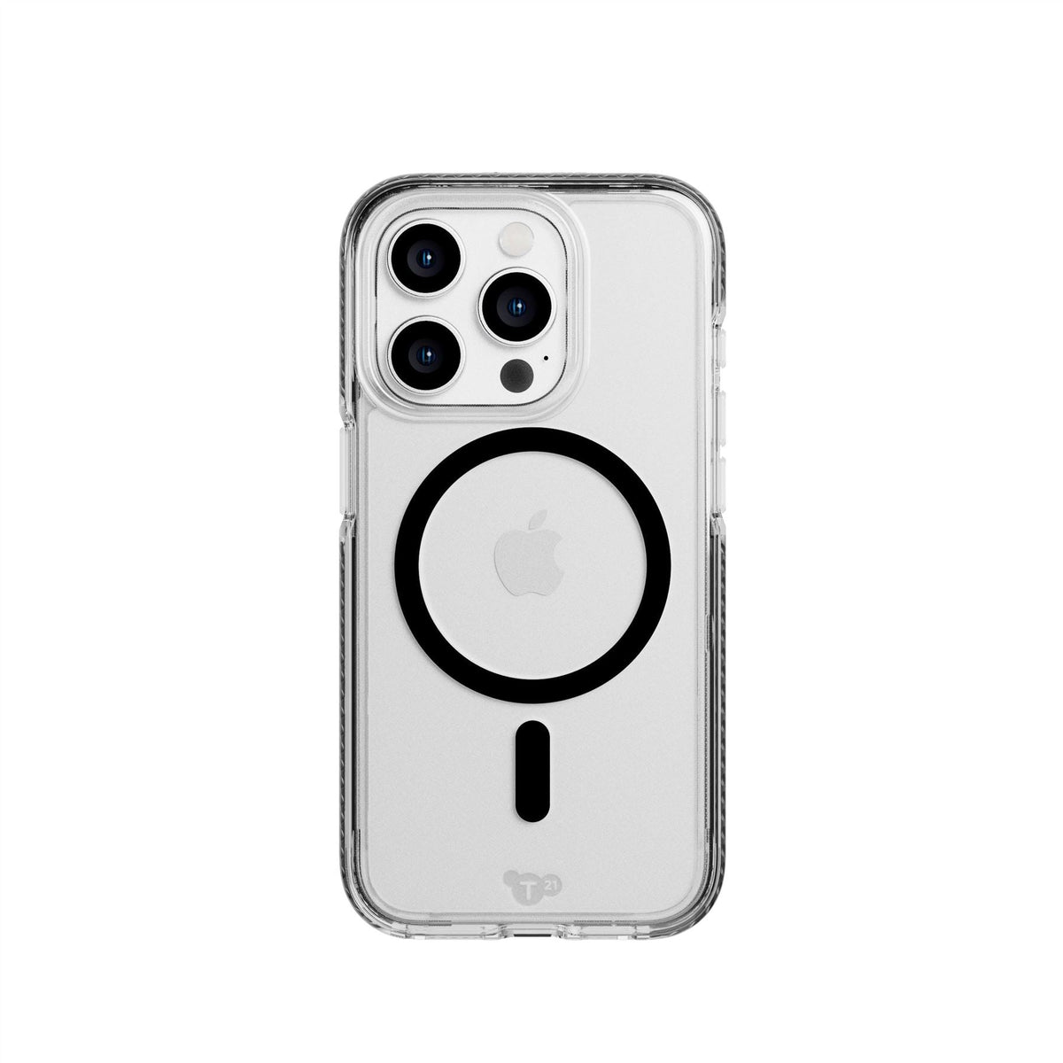 EvoCrystal - Apple iPhone 15 Pro Case MagSafe Compatible - Graphite Black