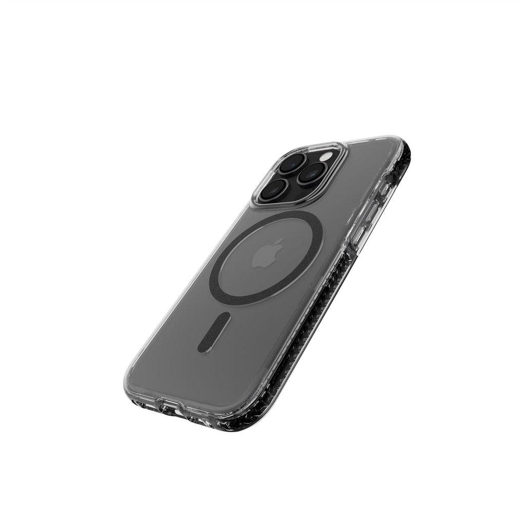 EvoCrystal - Apple iPhone 15 Pro Case MagSafe Compatible - Black Titanium