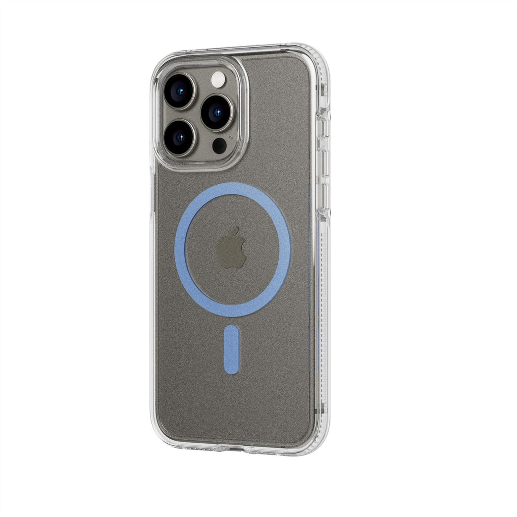 FlexQuartz - Apple iPhone 15 Pro Max Case MagSafe Compatible - Blue