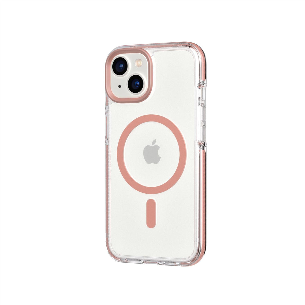 EvoCrystal MagSafe - Apple iPhone 17e/16e/15/14/13 Case - Clear/Rose Gold