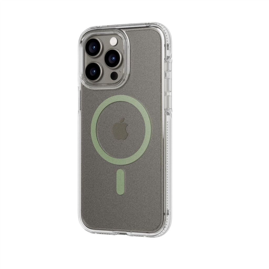 FlexQuartz - Apple iPhone 15 Pro Max Case MagSafe Compatible - Green
