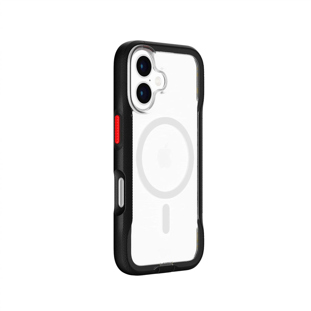 EvoPro - Apple iPhone 16 Case MagSafe Compatible - Clear/Black