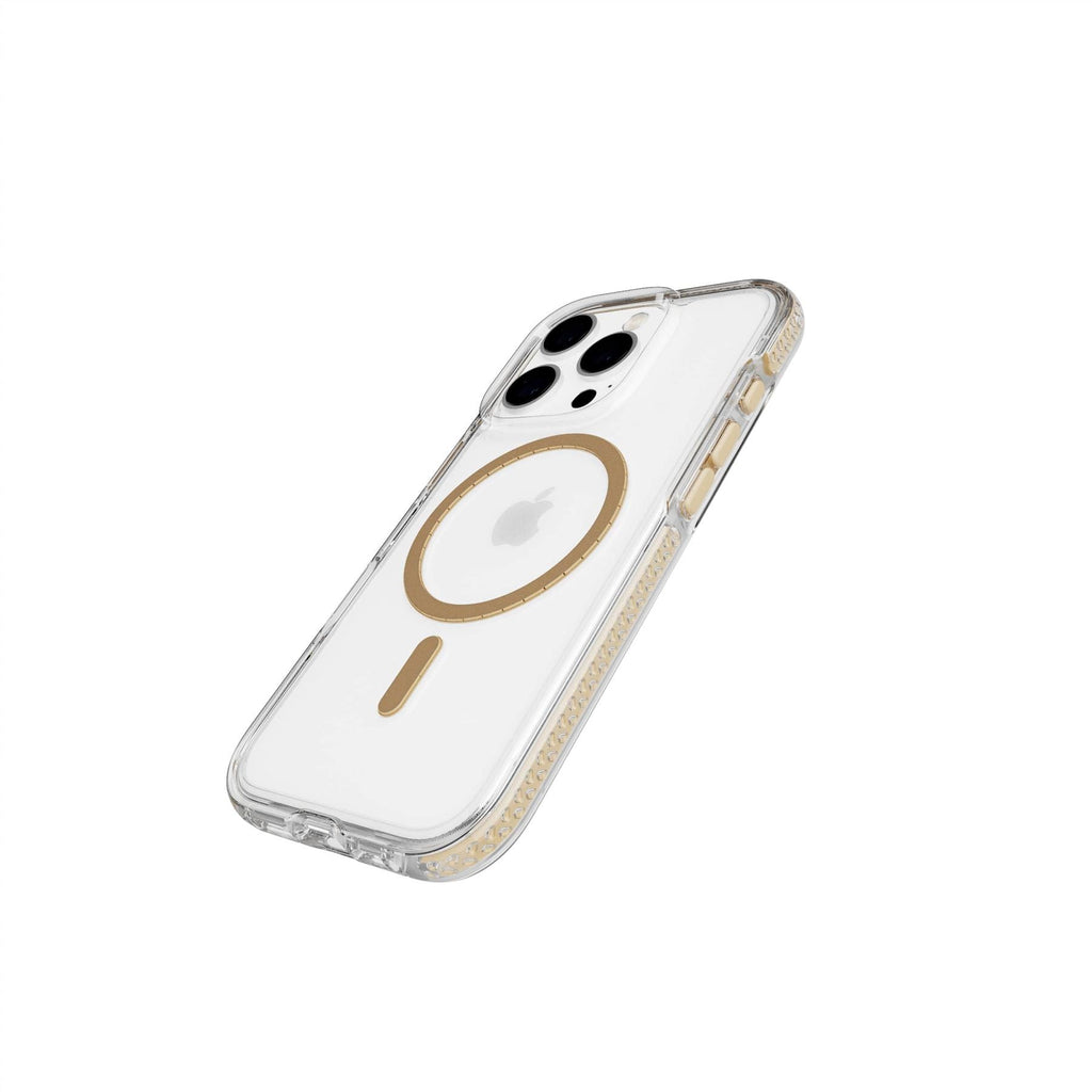 EvoCrystal - Apple iPhone 16 Pro Case MagSafe Compatible - Gold