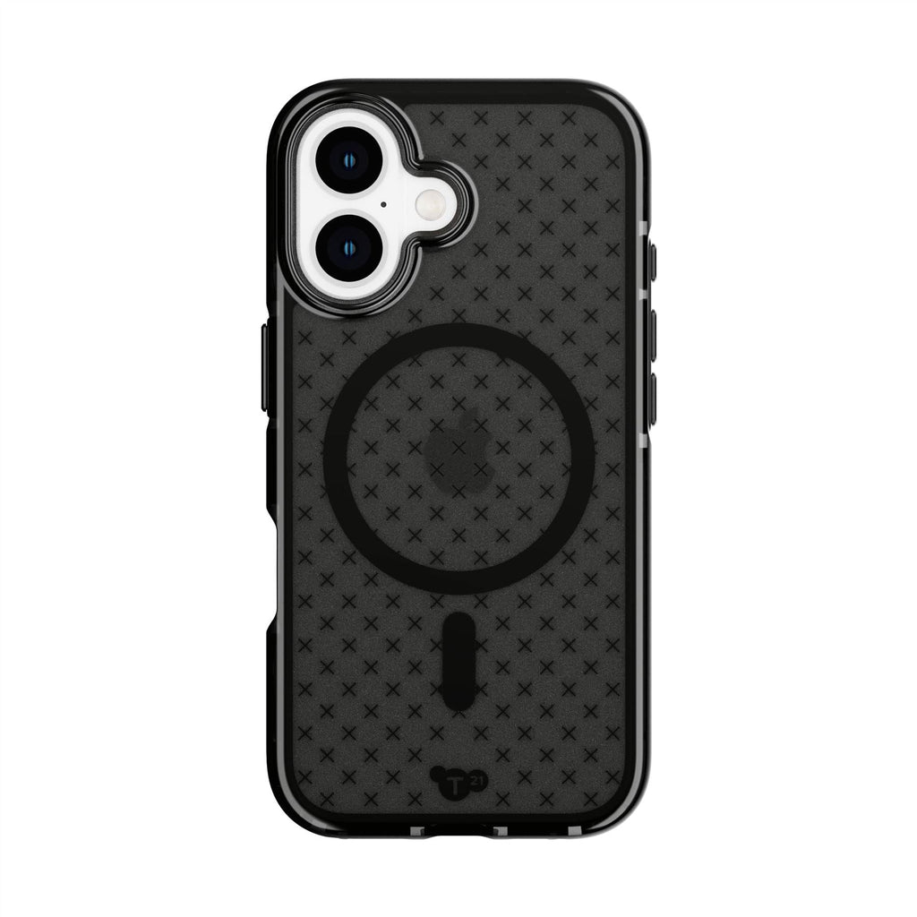 EvoCheck - Apple iPhone 16 Case MagSafe Compatible - Smokey/Black