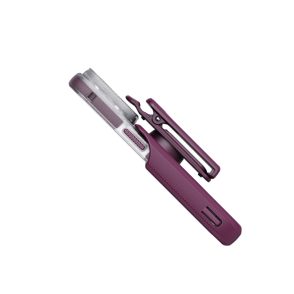 EvoMax - Apple iPhone 14 Pro Case MagSafe Compatible - Frosted Purple