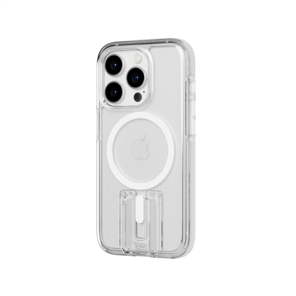 EvoCrystal Kick - Apple iPhone 15 Pro Case MagSafe Compatible - White