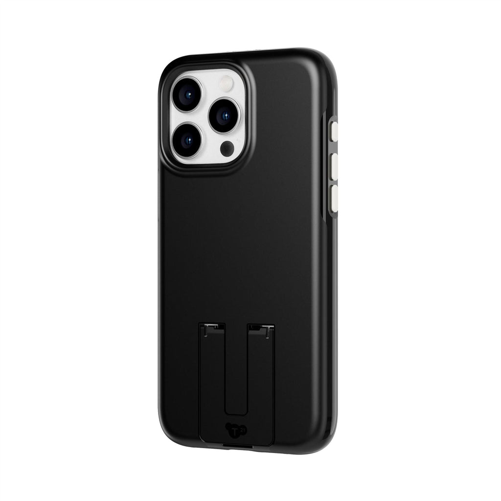 EvoCrystal Kick - Apple iPhone 15 Pro Max Case MagSafe Compatible - Obsidian Black