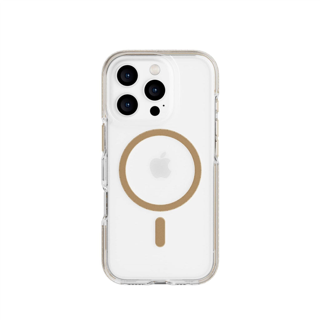 EvoCrystal - Apple iPhone 16 Pro Case MagSafe Compatible - Gold