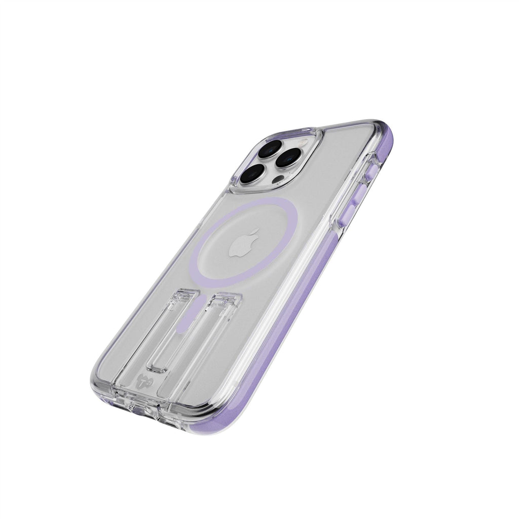 EvoCrystal Kick - Apple iPhone 15 Pro Max Case MagSafe Compatible - Lilac