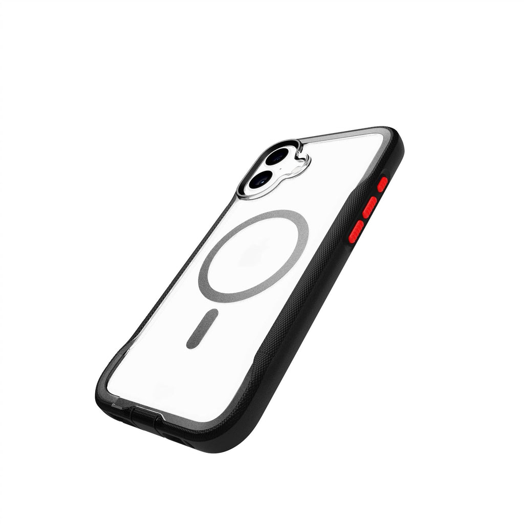 EvoPro - Apple iPhone 16 Plus Case MagSafe Compatible - Clear/Black