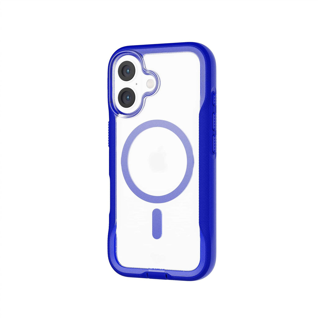 EvoPro - Apple iPhone 16 Case MagSafe Compatible - Clear/Blue