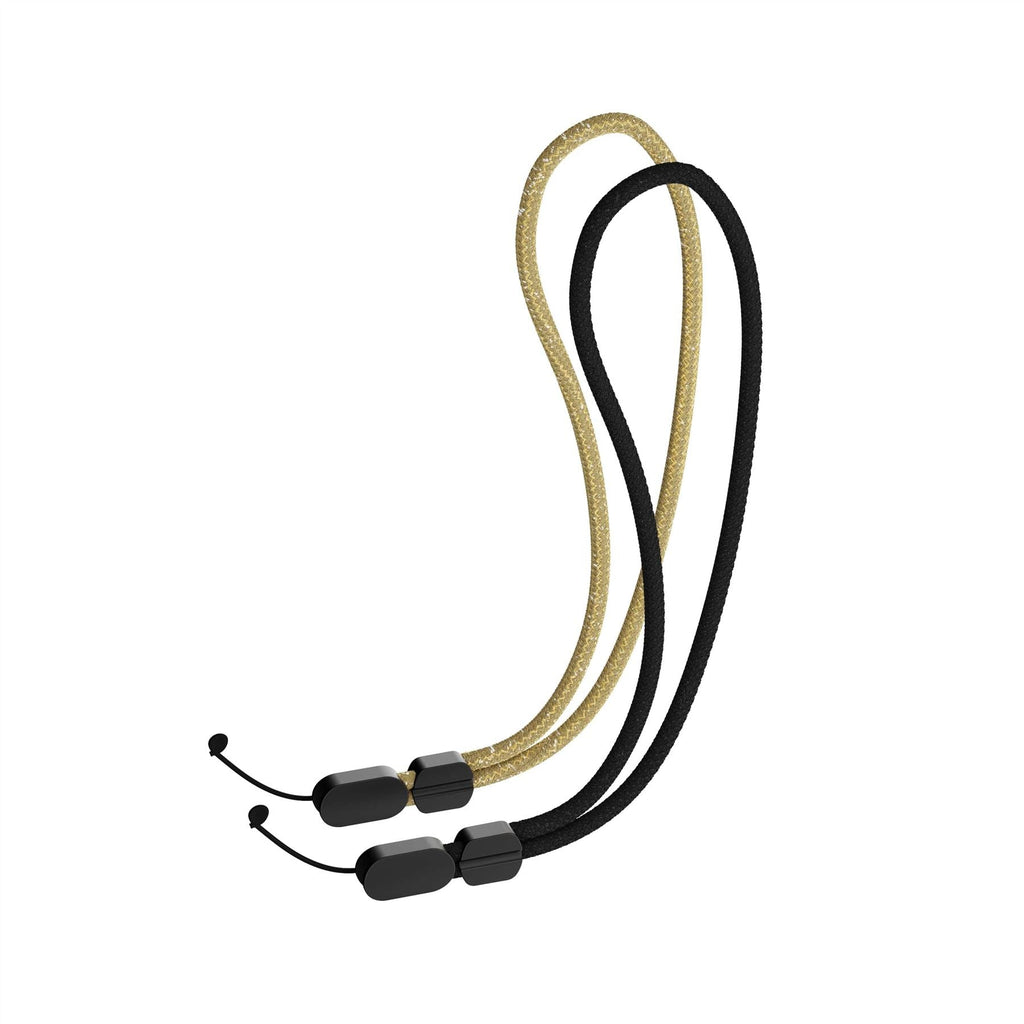 Wrist Lanyard Bundle (2-pack) - Universal Wrist Strap - Black &Gold