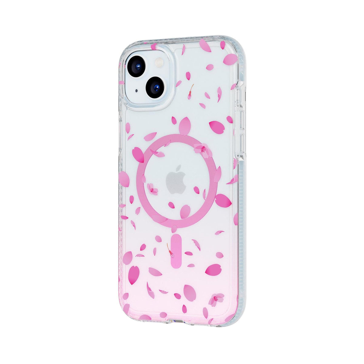 FlexQuartz Apple iPhone 15 plus Case MagSafe Compatible - Cherry Blossom