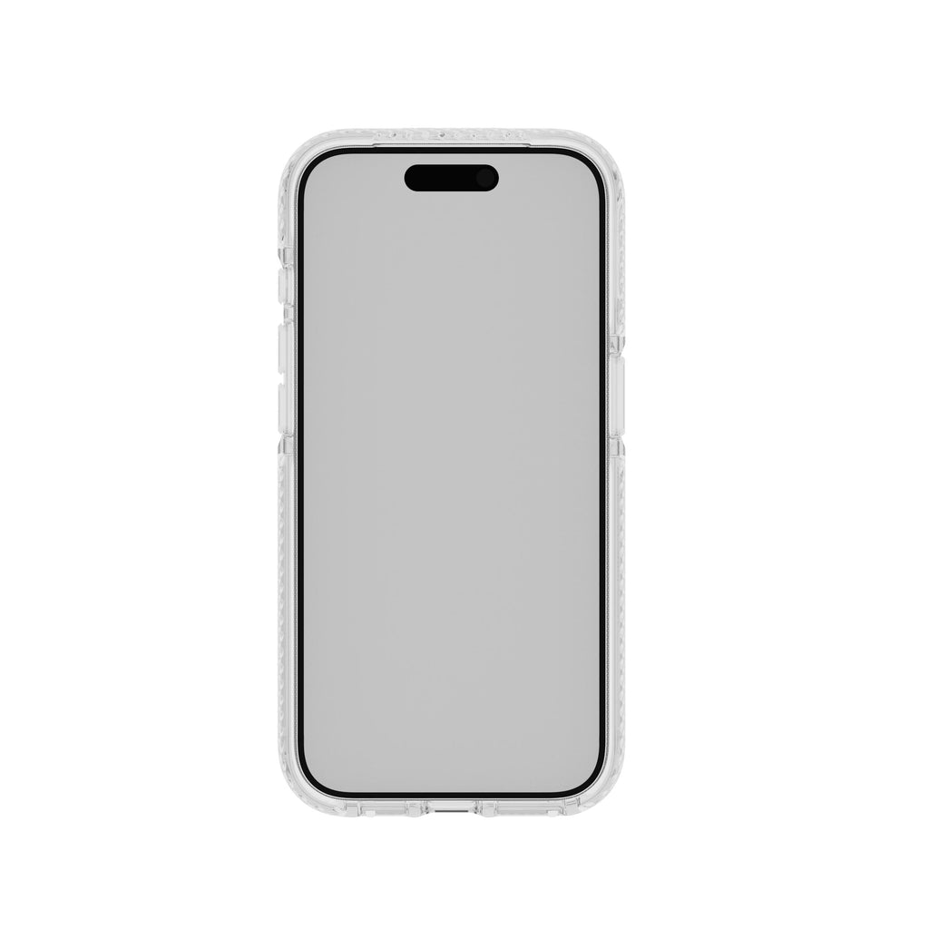 EvoCrystal - Apple iPhone 15 Pro Case MagSafe Compatible - White Titanium