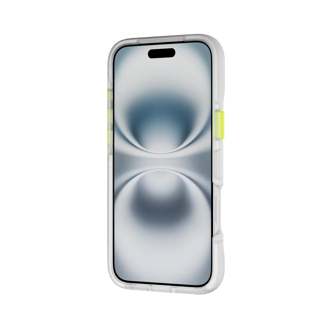 FlexPro - Apple iPhone 16 Plus Case MagSafe Compatible - Neon Green Glow in the Dark