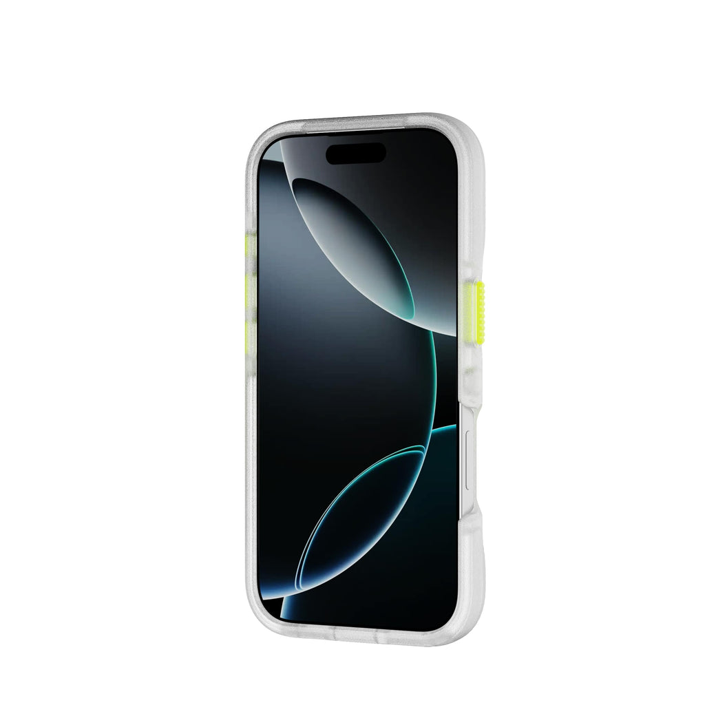 FlexPro - Apple iPhone 16 Pro Case MagSafe Compatible- Neon Green Glow in the Dark