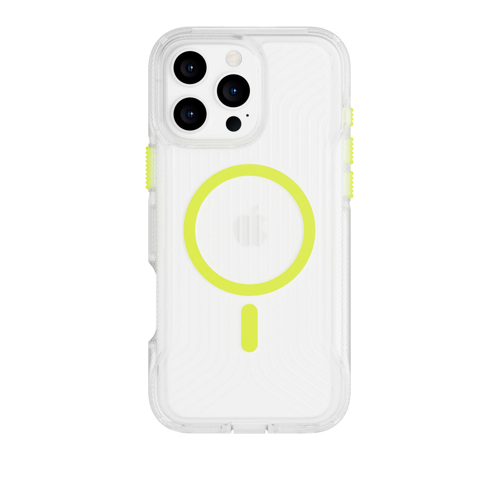 FlexPro - Apple iPhone 16 Pro Max Case MagSafe Compatible - Neon Green Glow in the Dark