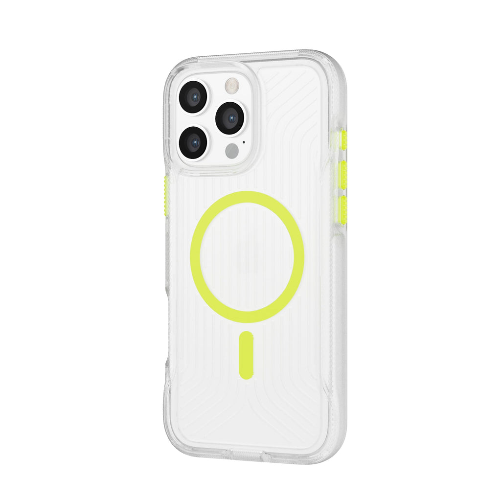 FlexPro - Apple iPhone 16 Pro Max Case MagSafe Compatible - Neon Green Glow in the Dark