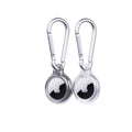 EvoPop - Apple AirTag Case Bundle (x2) - Space Grey & Clear