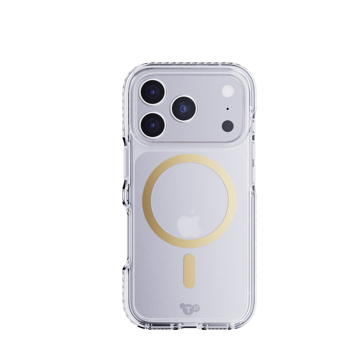EvoCrystal MagSafe - Apple iPhone 17 Pro/18 Pro Case - Clear/Metallic Gold