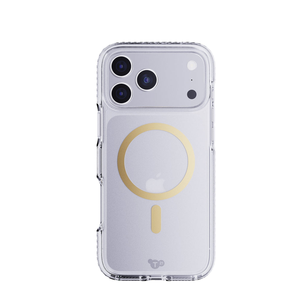 EvoCrystal MagSafe - Apple iPhone 17 Pro Max/18 Pro Max Case - Clear/Metallic Gold