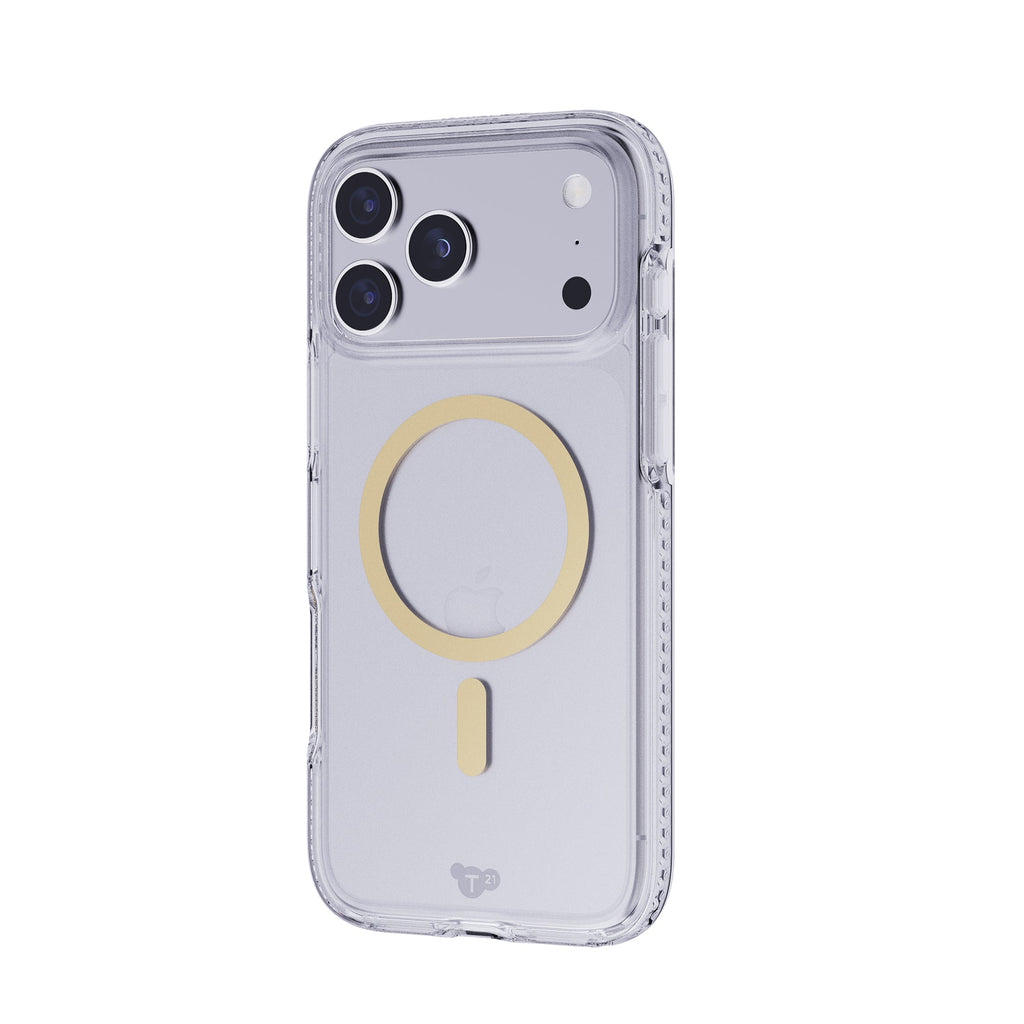 EvoCrystal MagSafe - Apple iPhone 17 Pro Max/18 Pro Max Case - Clear/Metallic Gold