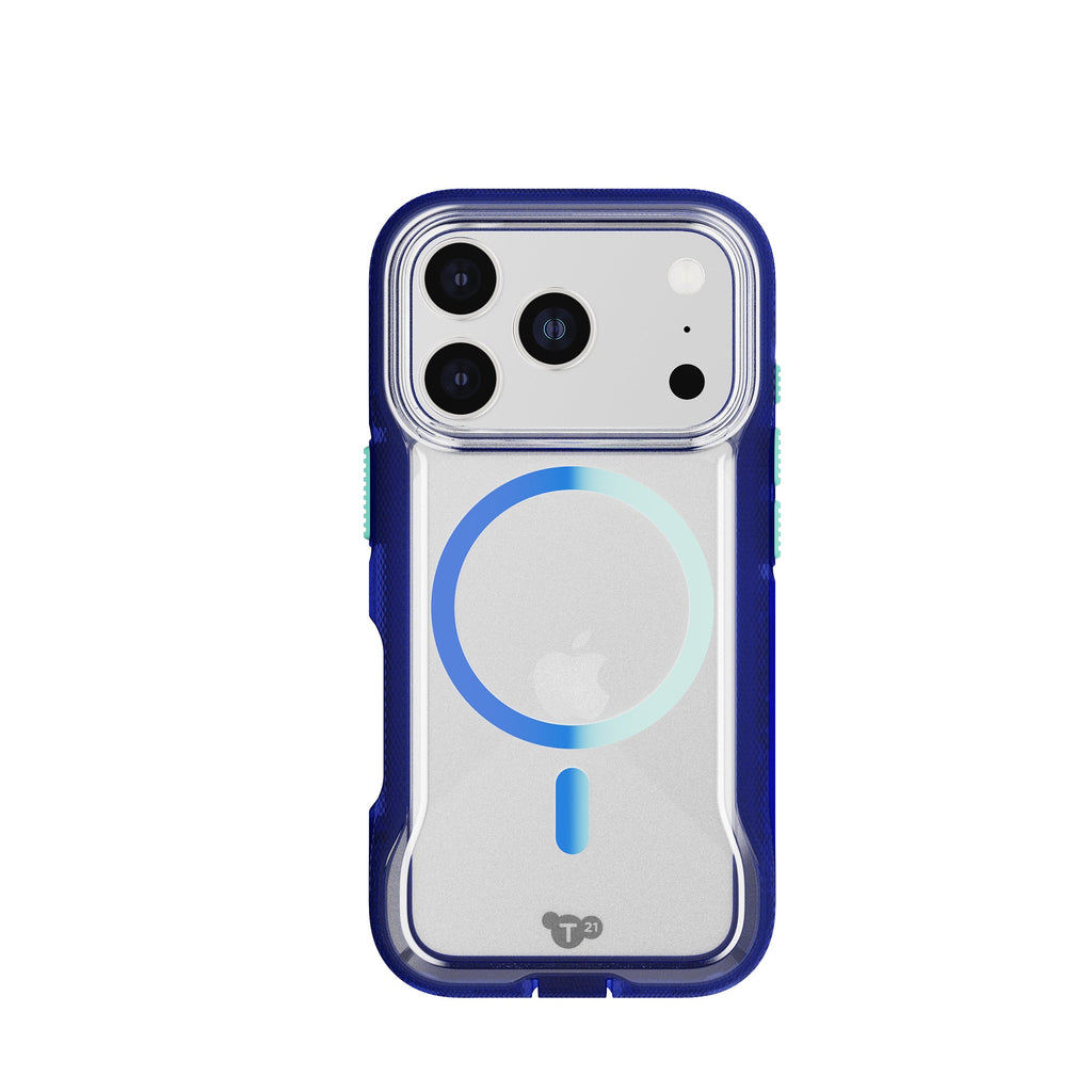 EvoPro Clear MagSafe - Apple iPhone 17 Pro/18 Pro Case - Electric Blue/Jelly Mint