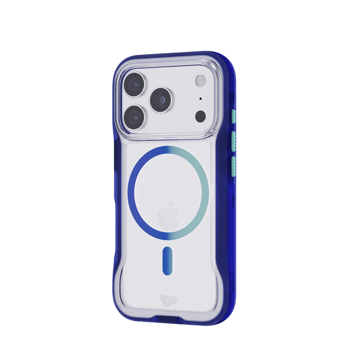EvoPro Clear MagSafe - Apple iPhone 17 Pro/18 Pro Case - Electric Blue/Jelly Mint