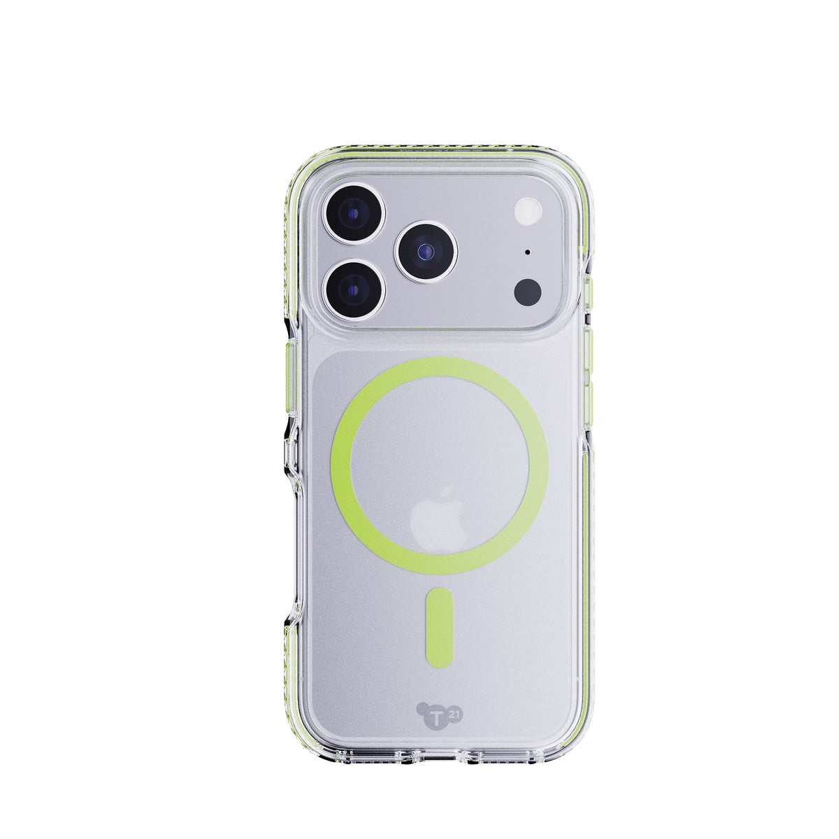 EvoCrystal Glow MagSafe - Apple iPhone 17 Pro/18 Pro Case - Clear/Green (Glow-in-the-Dark)