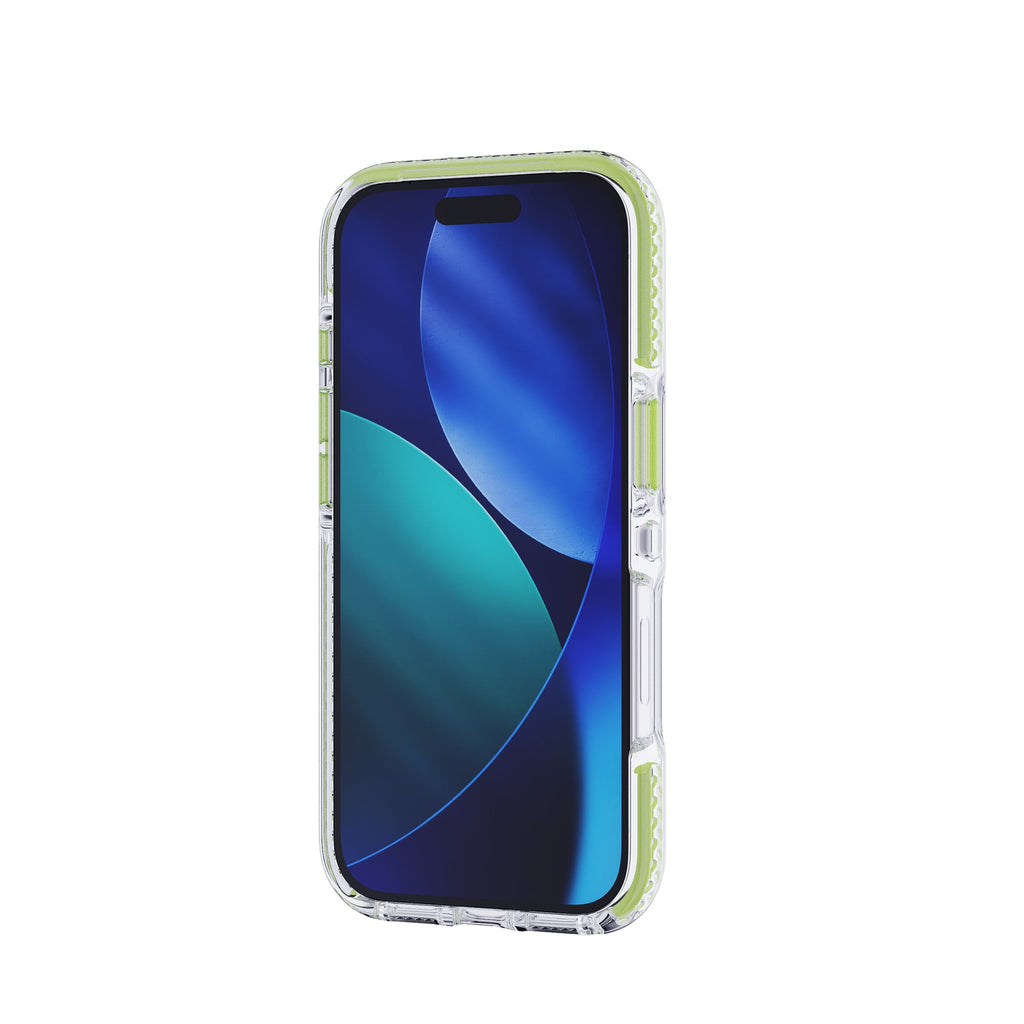 EvoCrystal Glow MagSafe - Apple iPhone 17 Pro/18 Pro Case - Clear/Green (Glow-in-the-Dark)