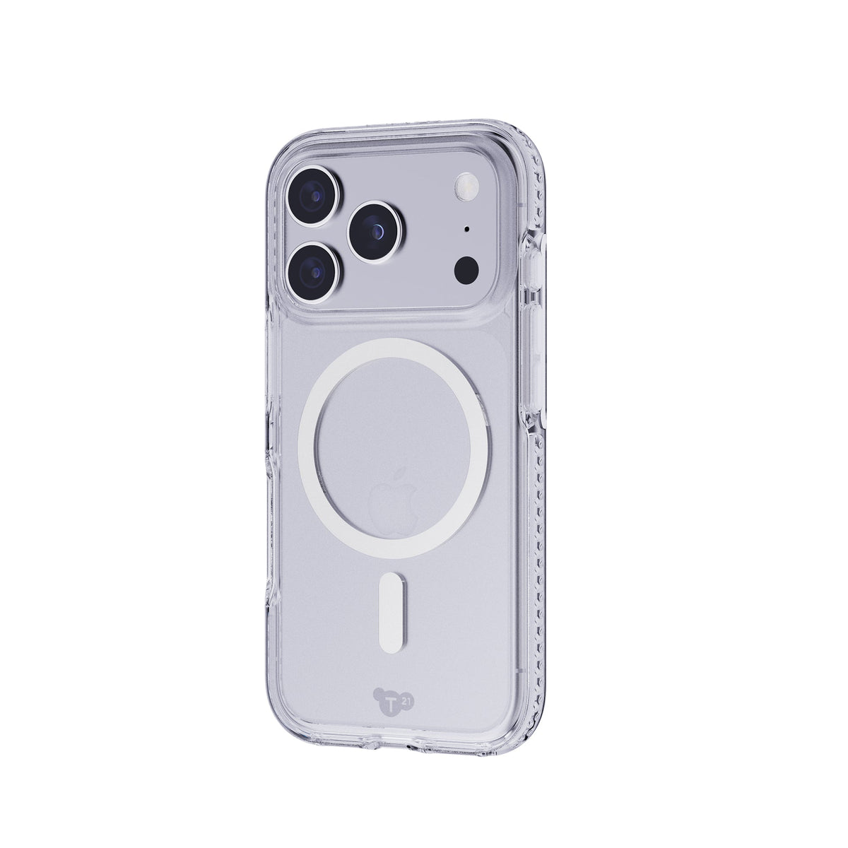 EvoCrystal MagSafe - Apple iPhone 17 Pro/18 Pro Case - Clear/Metallic Silver