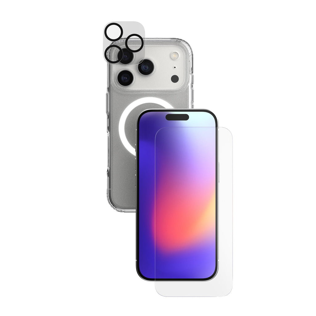 EvoLite Clear MagSafe - Apple iPhone 17 Pro/18 Pro 3-in-1 Bundle - Clear