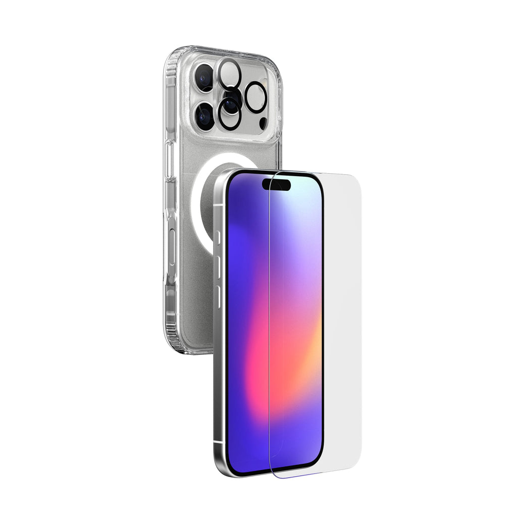 EvoLite Clear MagSafe - Apple iPhone 17 Pro/18 Pro 3-in-1 Bundle - Clear