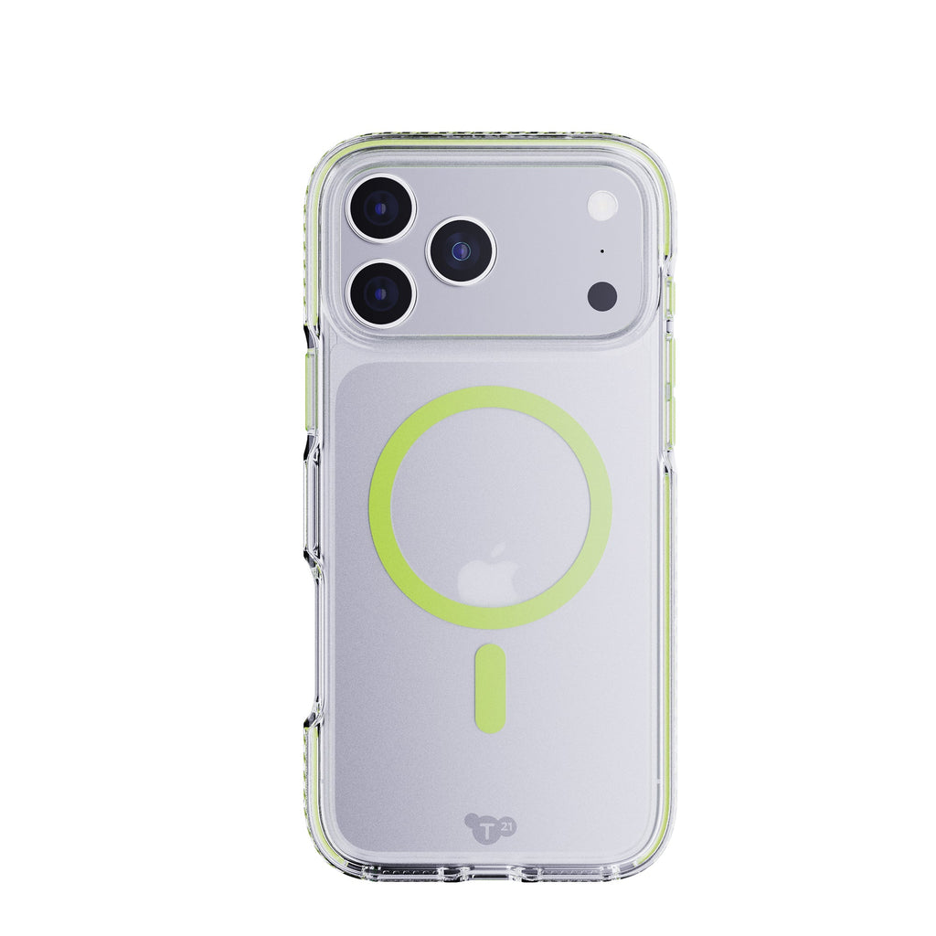 EvoCrystal Glow MagSafe - Apple iPhone 17 Pro Max/18 Pro Max Case - Clear/Green (Glow-in-the-Dark)
