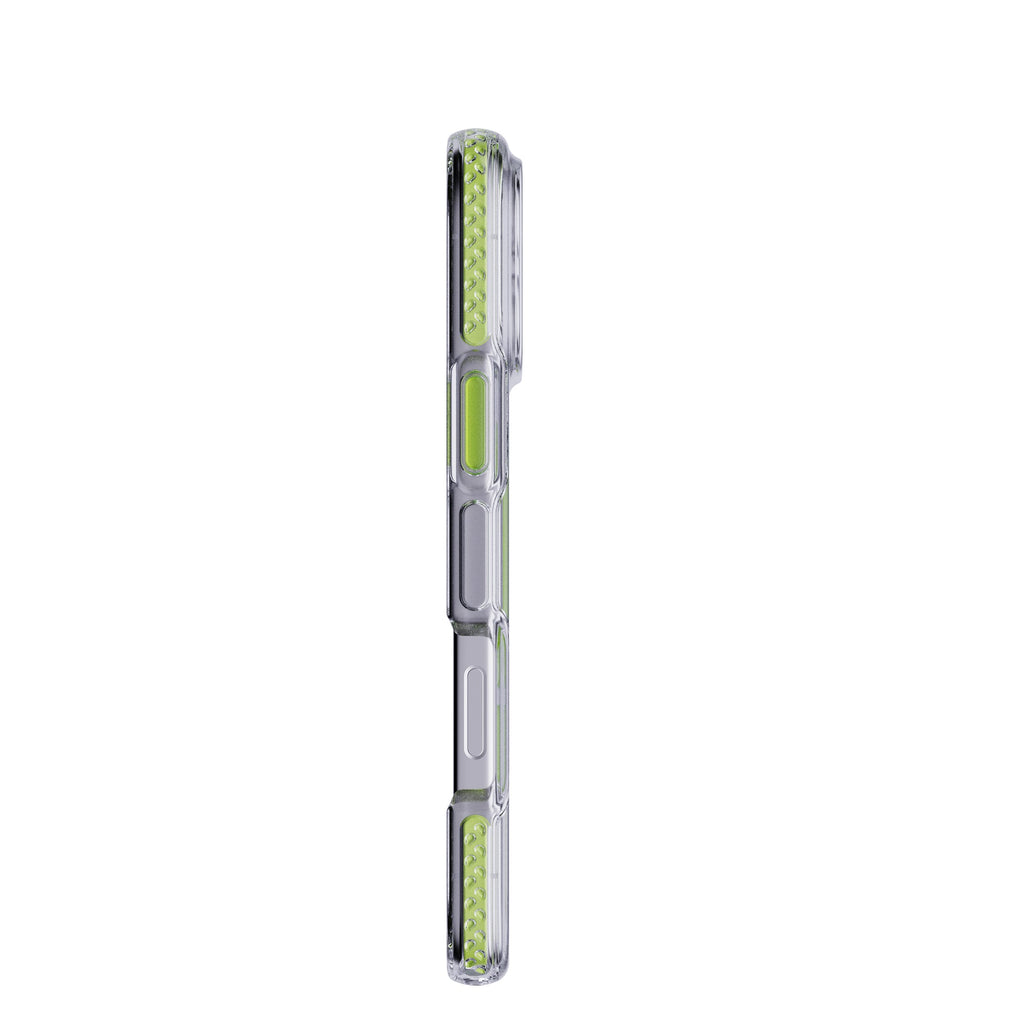 EvoCrystal Glow MagSafe - Apple iPhone 17 Pro Max/18 Pro Max Case - Clear/Green (Glow-in-the-Dark)