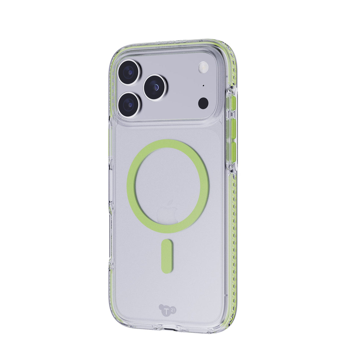 EvoCrystal Glow MagSafe - Apple iPhone 17 Pro Max/18 Pro Max Case - Clear/Green (Glow-in-the-Dark)