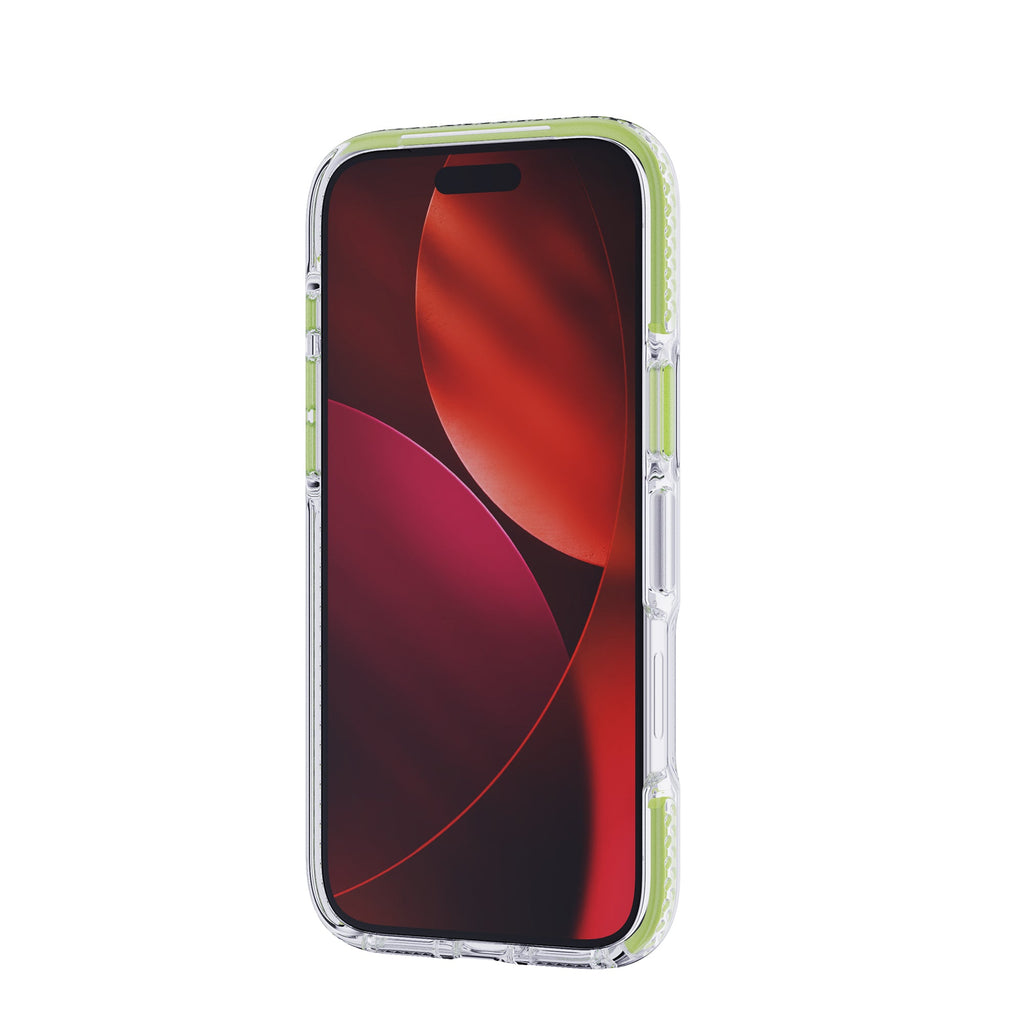 EvoCrystal Glow MagSafe - Apple iPhone 17 Pro Max/18 Pro Max Case - Clear/Green (Glow-in-the-Dark)