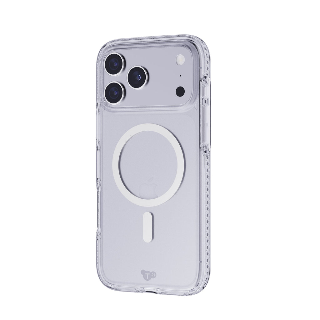 EvoCrystal MagSafe - Apple iPhone 17 Pro Max/18 Pro Max Case - Clear/Metallic Silver
