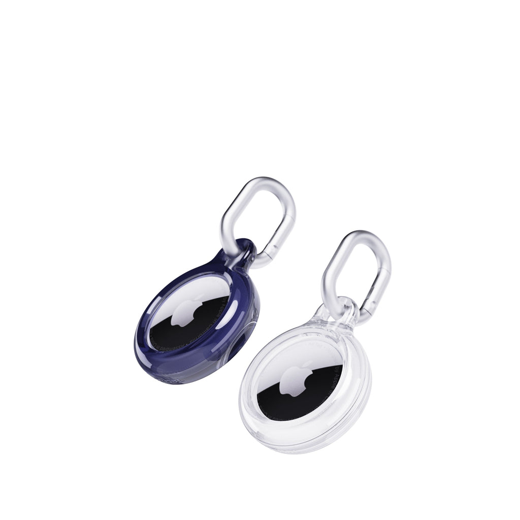 EvoPop - Apple AirTag Case Bundle (x2) - Future Dusk & Clear
