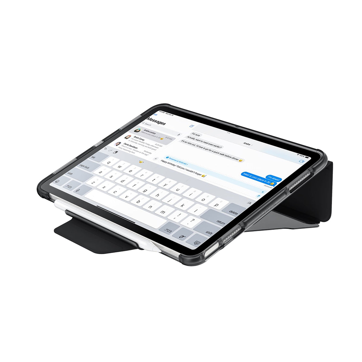 FlexFolio - Apple iPad Air 13-inch (2024-2026) Case - Black Tint