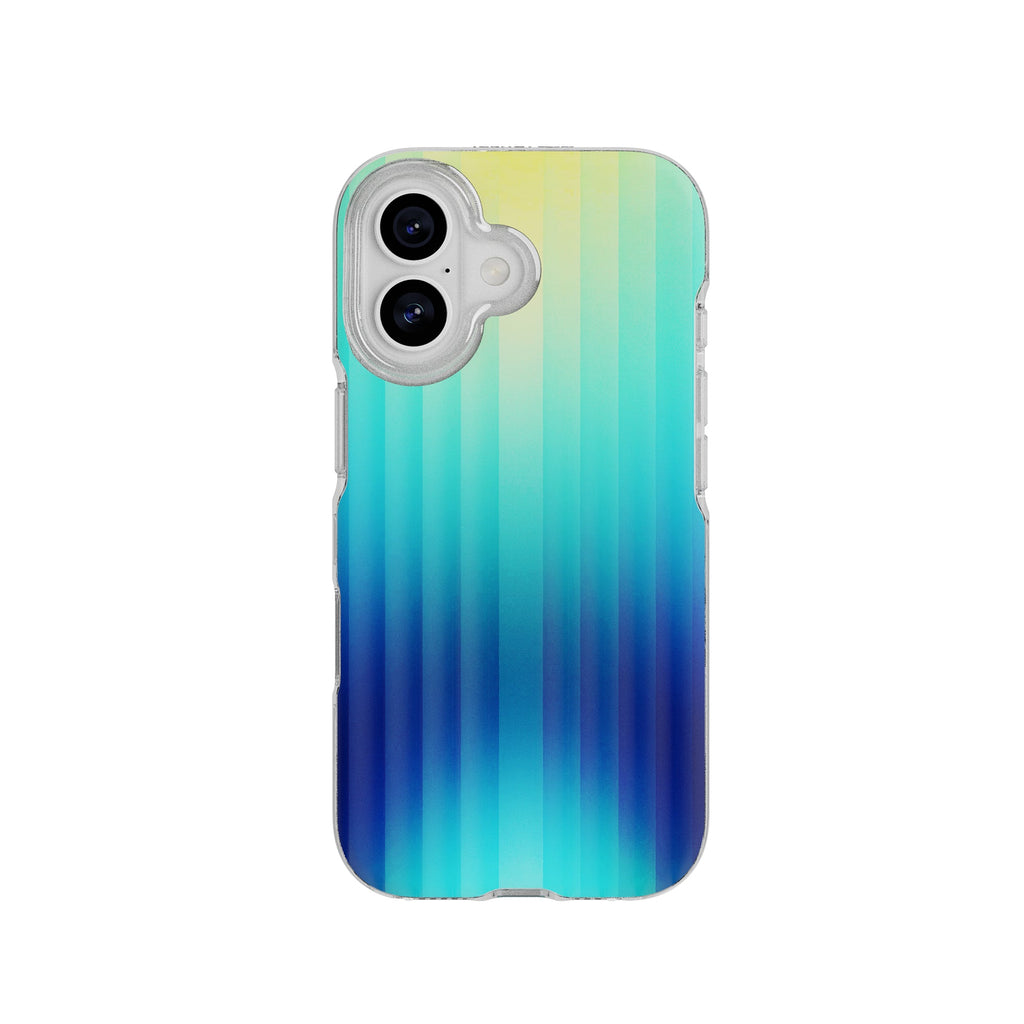 FlexQuartz MagSafe - Apple iPhone 17 Case - Ombre Blue/Green