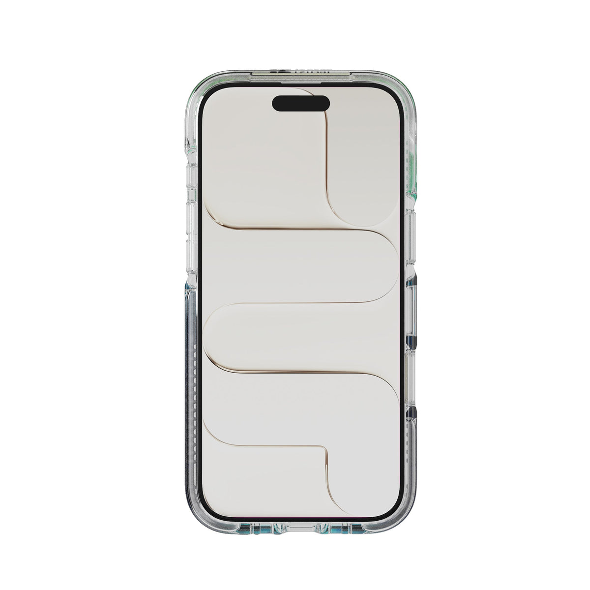 FlexQuartz MagSafe - Apple iPhone Air Case - Ombre Blue/Green