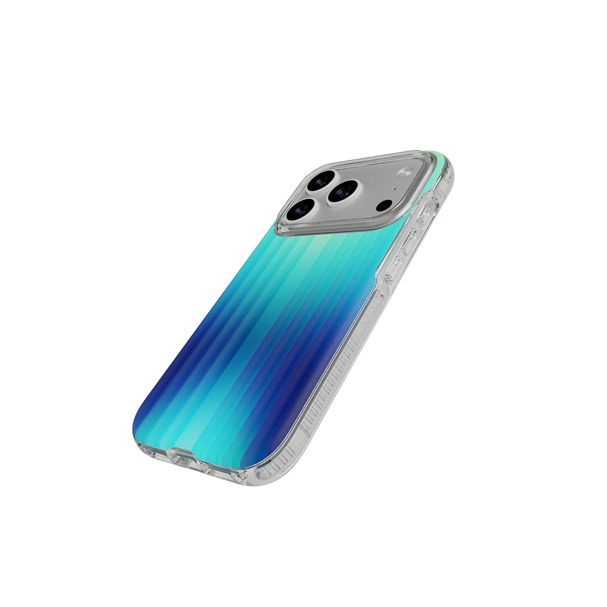 FlexQuartz MagSafe - Apple iPhone 17 Pro/18 Pro Case - Ombre Blue/Green