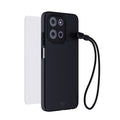 EvoLite + Tempered Glass + Lanyard - Motorola moto g stylus (2026/2025) 3-in-1 Bundle - Black