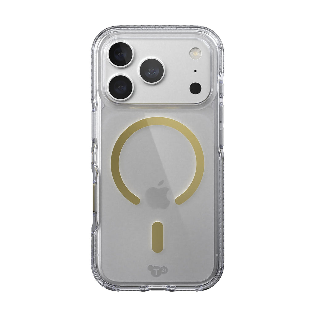 EvoCrystal MagSafe - Apple iPhone 18 Pro/17 Pro Case - Clear/Gold